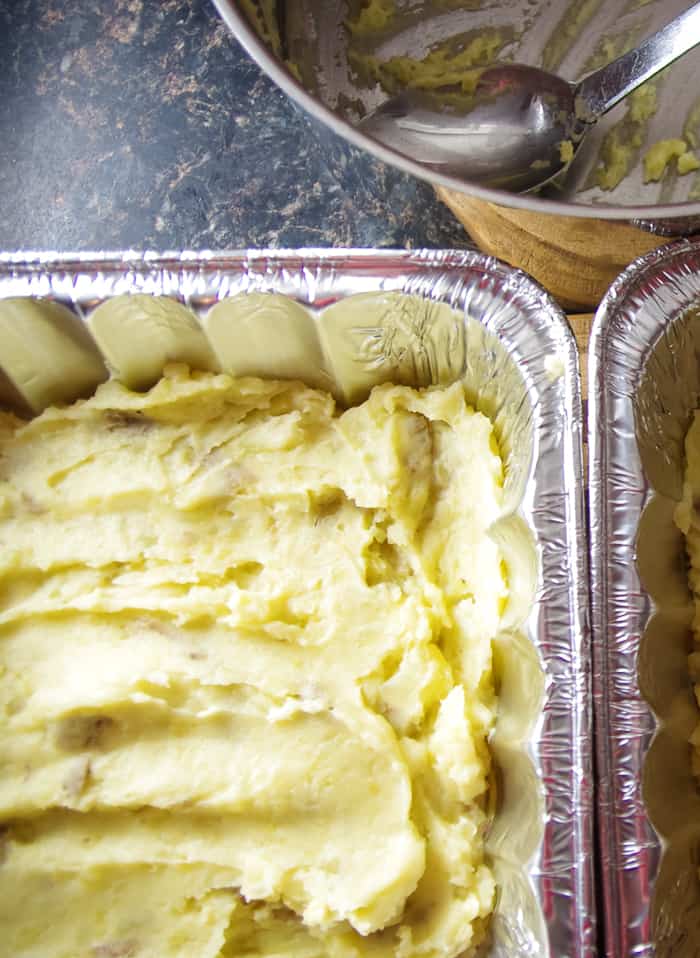 mashed potatoes for venison meat casserole