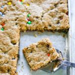 M&Ms cookie bars recipe