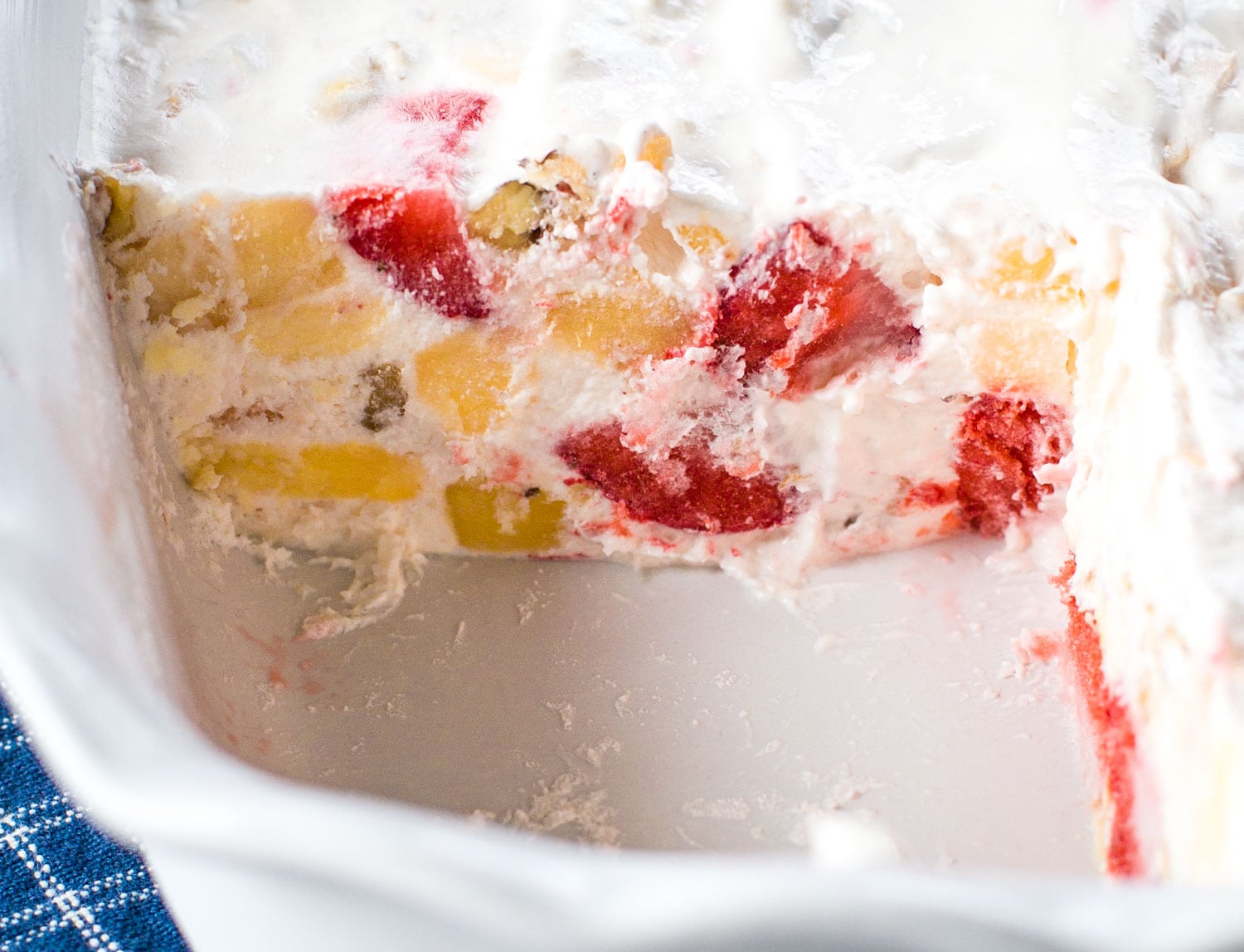 Old Fashioned Frozen Fruit Salad (w/ Cool Whip) Cleverly Simple