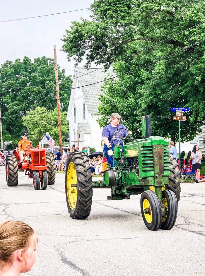 tractor in parade