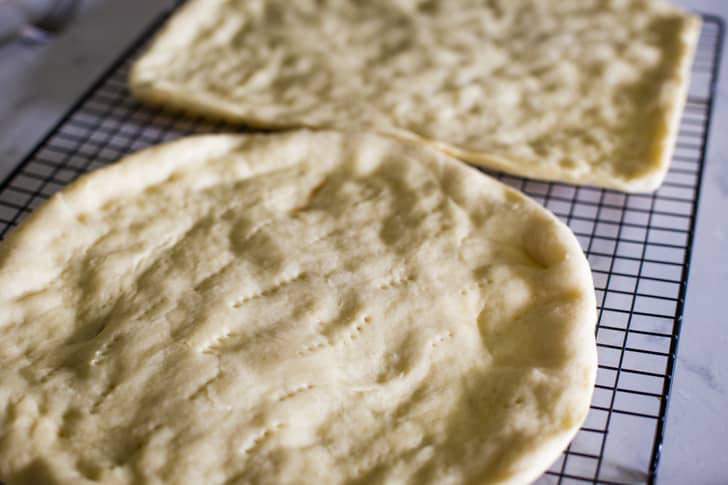 pre-baked pizza dough