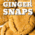 ginger snaps on plate