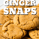 ginger snaps on plate