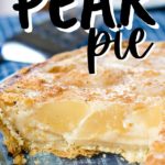 Custard Pear Pie