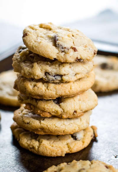stack of oatmeal cookies