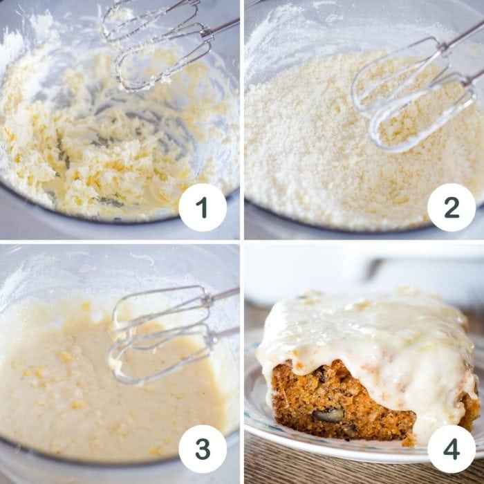 how to make cream cheese glaze step by step