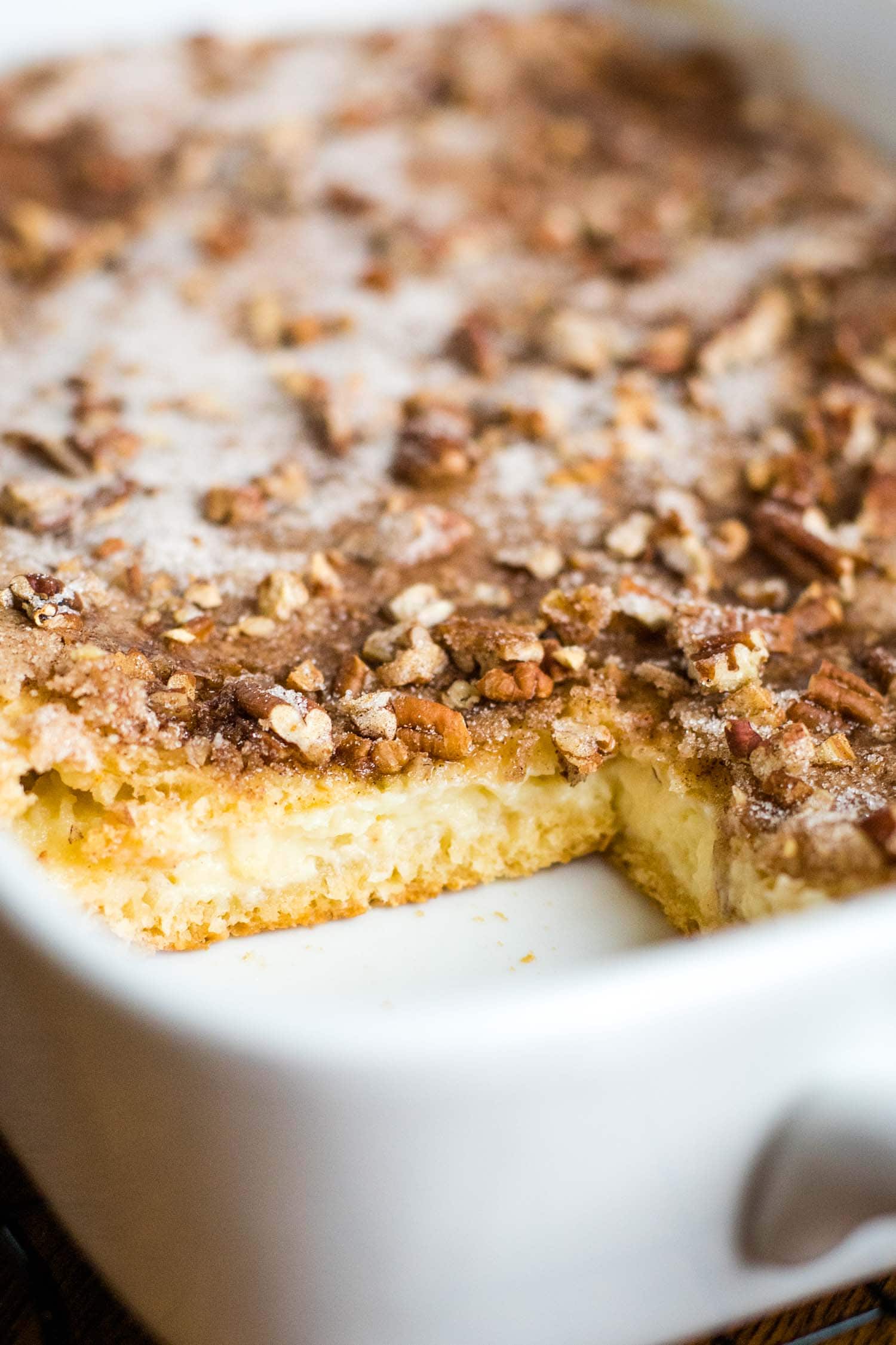 Coffee Cake with Cream Cheese Filling Cleverly Simple