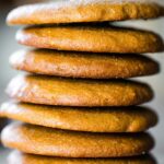 stack of molasses cookies