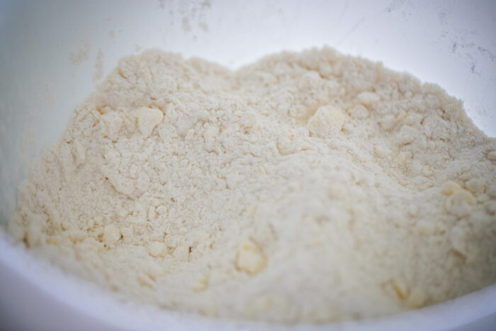 dry ingredients mixed in bowl