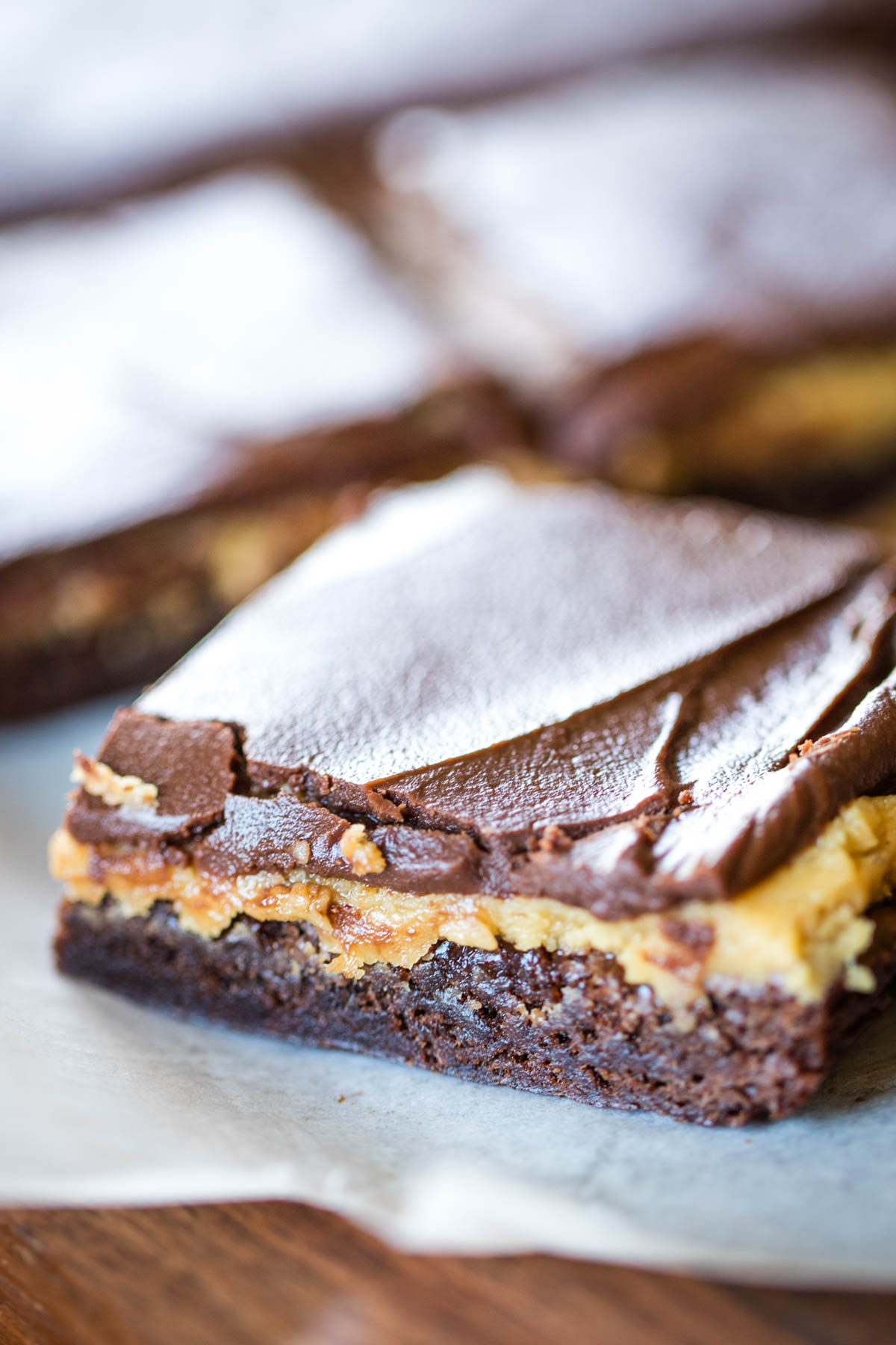 buckeye brownie cut into serving size